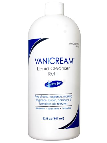 Vanicream Free & Clear Liquid Cleanser Refill 32 oz (Pack of 2)