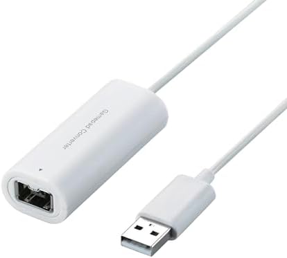ELECOM Gamepad Converter for Wii Controllers, Support Wii Game Classic Controller and Classic Controller Pro