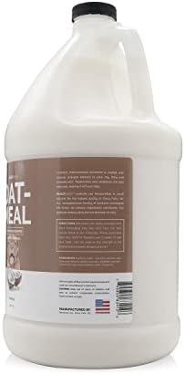 Bark2Basics Oatmeal Dog Shampoo, 1 Gallon - Natural Colloidal Oatmeal, Natural Ingredients, Calms Dry Itchy Irritated Skin