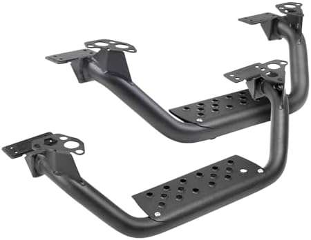 Go Rhino Dominator Xtreme D6 4" Drop Steps | Mild Steel, Textured Black | D6410000T | Fits Go Rhino Dominator Xtreme D6 SideSteps