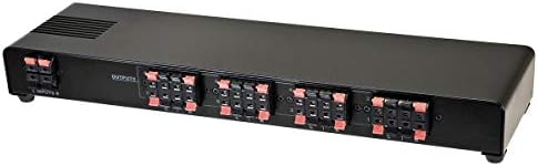 Monoprice 108230 8-Channel Speaker Selector - Black With Impedance Matching Protection, Up To 200 Watts Per Ch. Perfect for Home Theater Audio