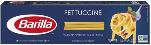 Barilla Pasta, Angel Hair, Fettuccine, Linguine, Spaghetti, and Thin Spaghetti 16 Ounce (Pack of 5) - with Make Your Day Mini Spatula