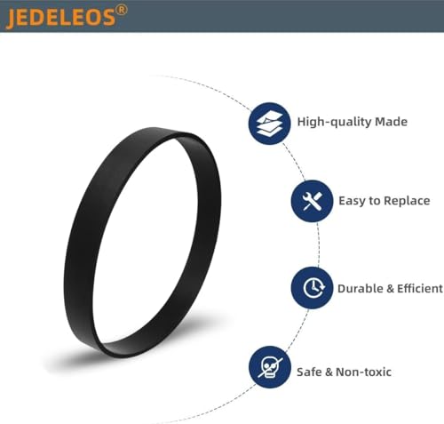 JEDELEOS Replacement Belts for Bissell Model 2252 2253 2254 22543 2255 2256 2258 2259 2260 2316 1309 1790 1792 1793 1413 2739 Powerlifter and