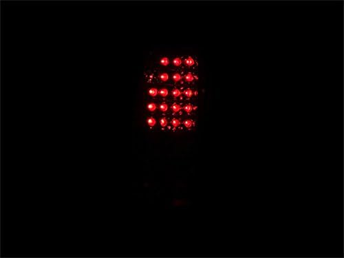 Anzo USA 311006 Chevrolet Black LED Tail Light Assembly - (Sold in Pairs)