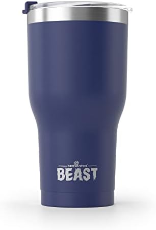 Beast 30 oz Tumbler Stainless Steel Vacuum Insulated Coffee Ice Cup Double Wall Travel Flask (Cupcake Pink)
