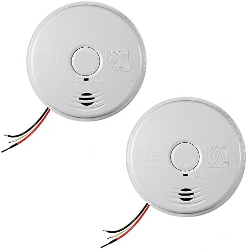 Kidde Hardwired Smoke Detector, 10-Year Battery Backup, Interconnect, Test-Silence Button