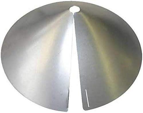 Wrap-Around Cone Squirrel Baffle - Made in USA - Galvanized