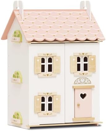 Le Toy Van Iconic Sophie's Large Wooden Doll House | Wooden Iconic Dollshouse, FSC Certified Wood, Plastic Free, Rigorously Safety-Tested