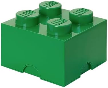 Room Copenhagen LEGO Storage Brick Drawer 4, 9-3/4 x 9-3/4 x 7-1/8 Inches, Bright Yellow (4003) | Stackable Storage Box Storage with Lid Toy Organization Home Decor Office Kids Room