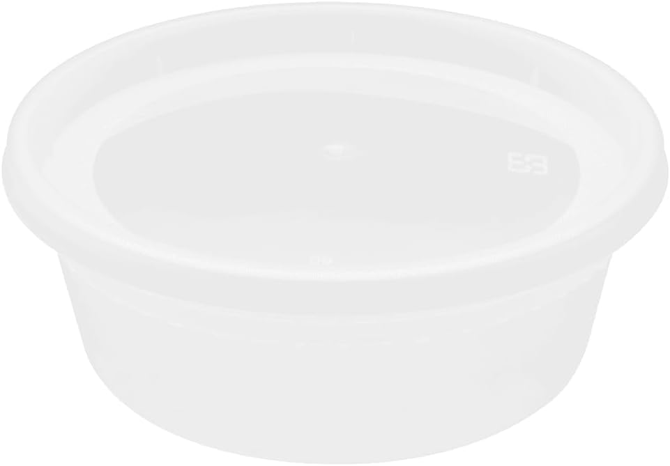 Karat [32oz - 240 ct] Clear PP Injection Molded Round Deli Containers with Lids (FP-IMDC32-PP)