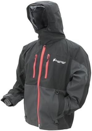 FROGG TOGGS Men's Pilot 2 Guide 3-Layer Waterproof Breathable Rain Jacket