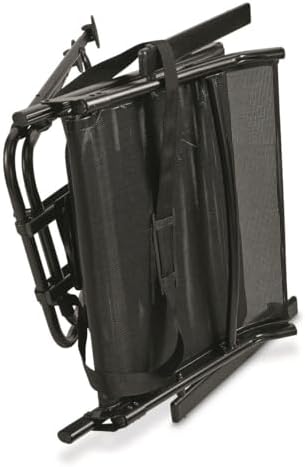 Guide Gear Big Boy Hunting Blind Chair with Armrests, Portable Folding Seat for Shooting, Comfortable Spin Swivel, 500-lb. Capacity