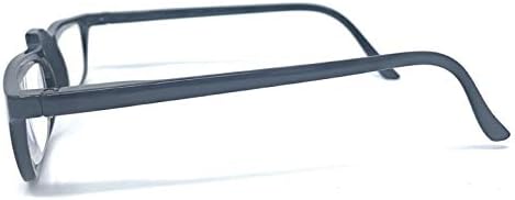 The Felix Rectangle Half Frame Reading Glasses, Unisex Half Rim Readers + 1.50 Dark Tortoise