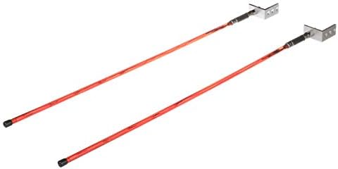 Attwood 14066-7 Trailer Guide Lights, Aid in Trailer Backing, Waterproof Red LED Lights, 51 Inches L x ¼-Inch Diameter