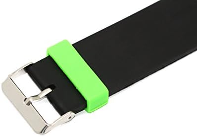 26MM Black Green Rubber Sport Diver Waterproof Watch Band Strap FIT Invicta