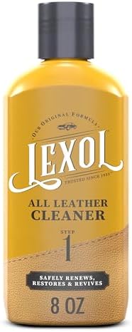 Lexol All Leather Cleaner 8 oz – Deep Cleaning formula for car interior, couches, furniture, shoes, boots, purses, jackets, gloves, saddles and motorcycle gear