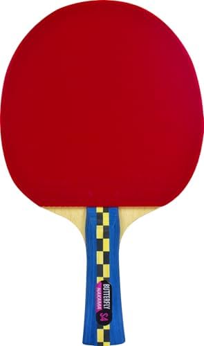 Butterfly Nakama S4 Table Tennis Racket - Carbon Fiber Power With Surprising Control - Nakama Series - Includes 2 40+ Balls - Recommended For