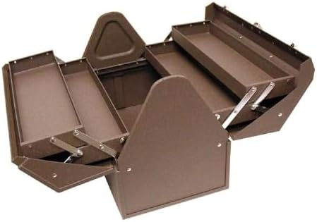Homak Industrial 18-Inch Cantilever Steel Toolbox, Brown Winkle Powder Coat, BW00210180