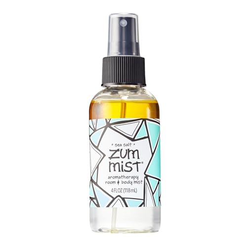 Zum Indigo Wild Mist Room & Body Spray - Aromatherapy Essential Oil Spray - Natural Body Mist & Room Spray - Sea Salt Scent - 4 fl oz