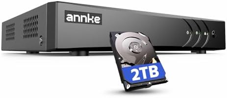 ANNKE 3K Lite 16CH Security Video Recorder, Human/Vehicle Detection,2TB HDD