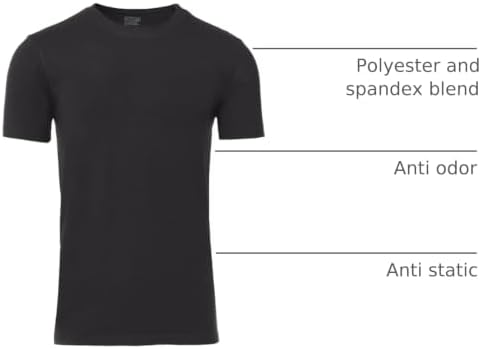 32 Degrees Men's Cool Classic Crewneck T-Shirt, Anti-Odor, Quick Drying, 4-Way Stretch