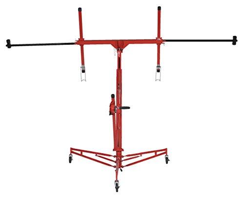 Vestil DPH-X-11 Steel Deluxe Drywall and Panel Hoist 49 in. x 121 in. x 137 in. 150 Lb. Capacity Red