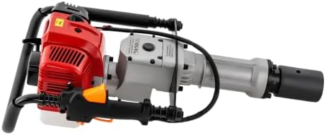 Gas Powered T Post Driver Manual Piledriver 2 Stroke 52cc Gasoline Pile Driver Kit Farm Fence Post Hammer Push Pile Lightweight Petrol Piledriver