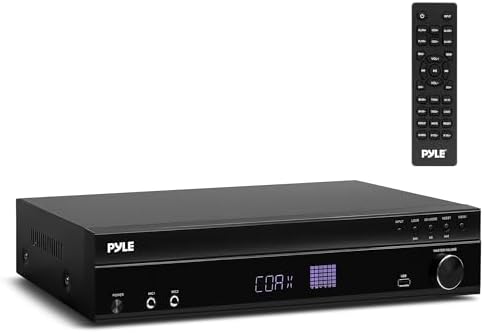 Pyle 5.2 Channel Bluetooth Home Theater Amplifier, 240 watts Peak Power, Microphone Input with Echo for Karaoke, ARC Hi-Def Input
