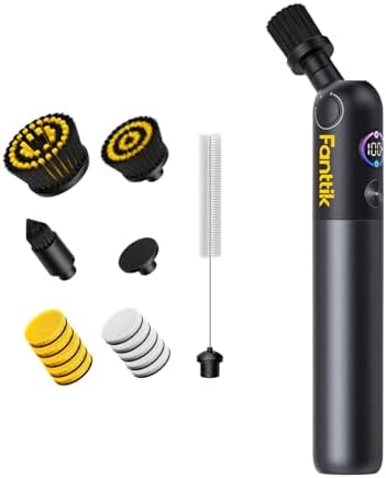 Fanttik Flip G10 Nano HomeCare Electric Spin Scrubber, Tile Grout Brush | 360° High-Torque Rotation, 2-Speed & 3-Angle