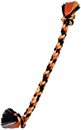 Mammoth Flossy Chews Color Rope Tug – Premium Cotton-Poly Tug Toy for Dogs – Interactive Dog Rope Toy – Tug Dog Chew Toy