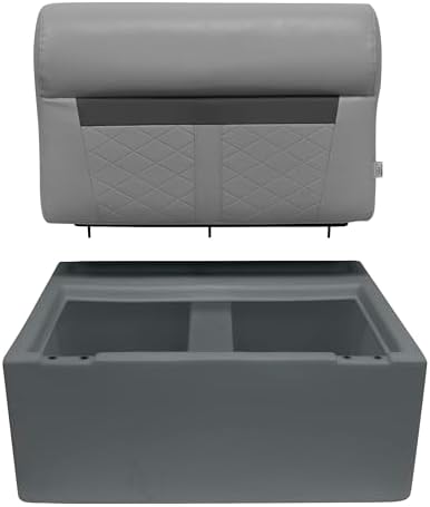 Wise 8WD95-1B DLX Series 27" Pontoon Bench Seat - Base Only