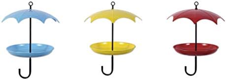 Sunset Vista Designs for the Birds Umbrella-Shaped Bird Feeder, 13-Inch, Yellow