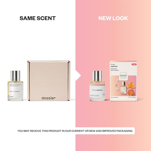 Dossier - Fruity Jasmine - Inspired by J'adore - Women EDP | 1.7 fl oz (50ml) - Jasmine Perfume - Fruity Jasmine Eau de Parfum for Women - Jasmine Oil