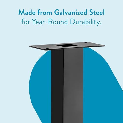 Architectural Mailboxes Oasis Pedestal Galvanized Steel Mailbox Post