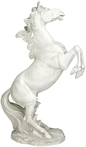Design Toscano JE111291 Majestic Mustang Horse Statue,ancient ivory