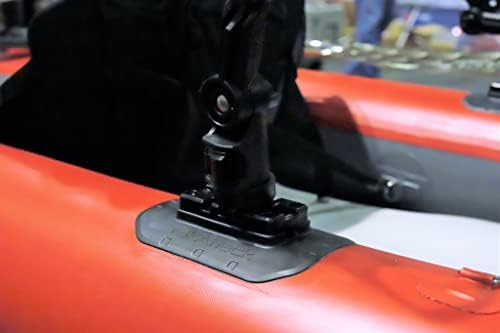 YakAttack SwitchPad Flexible Surface Mount with MightyMount Switch | No-Drill Track Mount for Inflatable Kayaks