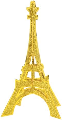 Glittered 3-D Eiffel Tower Centerpiece Party Accessory (1 Count) (1/Pkg)