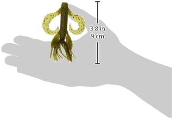 Yamamoto Custom Baits 4" Kreature Soft Creature Bait, 7-Pack, Bass Fishing Soft Plastic Lure, Multiple Colors