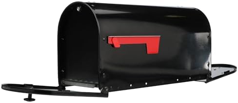 Gibraltar Mailboxes OM160BEC Outback Double Door, Large Capacity Mailbox, Black