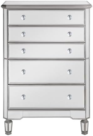 5 Drawer Cabinet, Silver