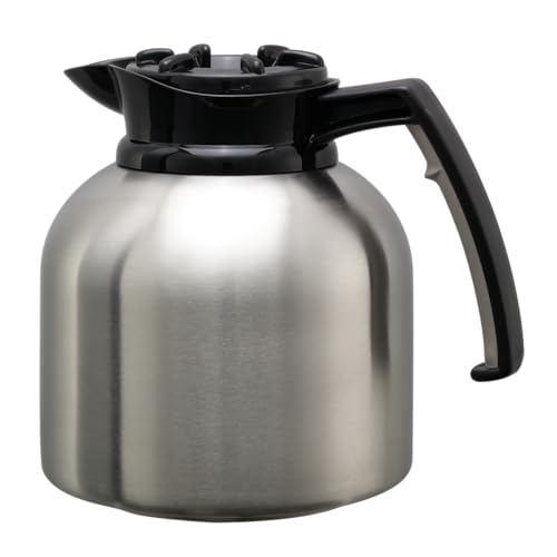 Service Ideas Brew N' Pour Carafe, Dial/Timer Lid, 64.2oz, Vacuum Insulated