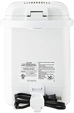 Zojirushi Bb HAC10 Home Bakery Mini Breadmaker, 1 Lb (White) | Bakes 1-Lb Loaves, 13-Hour Delay Timer, Quick-Bake under 2 Hrs