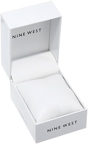 Nine West Women's Floral Dial Smooth Strap Watch