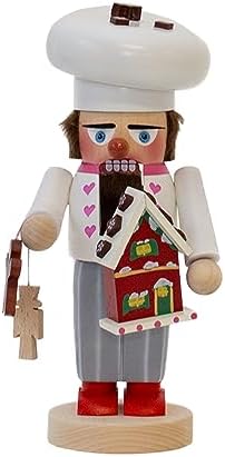 Steinbach Chubby Nutcracker Collection, Gingerbread Baker, Multicolored, 12"