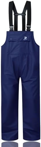 RainRider Rain Pants for Men Women Waterproof Rain Gear Bib Overalls Trousers for Fishing Hunting