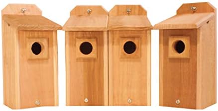 4 Cedar Bluebird Houses