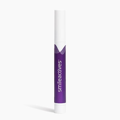 Smileactives Teeth Whitening Pen, Stain Remover Gel, Vanilla Mint, 2-Pack | Precision Brush-Tip Applicator, Dental-Grade Formula, Travel-Ready Design