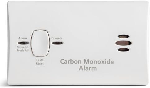 Kidde Carbon Monoxide Detector, AA Battery Powered, Portable for Travel or Home, 85 dB Alarm, LED Status Indicators, 3rd Edition, 6 Pack