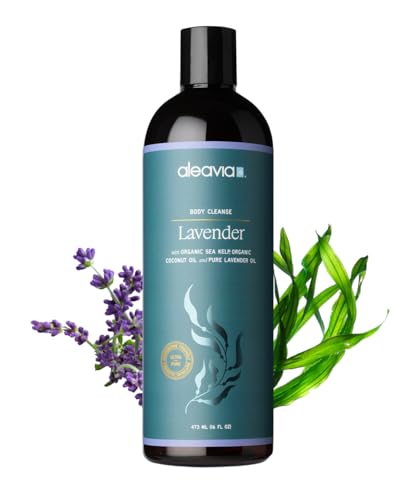 Aleavia Body Cleanse – Organic & All-Natural Prebiotic Body Wash – Fragrance-free and Sulfate-Free Enzymatic Body Cleanser – 16 Oz.