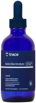 Trace Minerals Keto Electrolyte Drops with Magnesium, 4 fl oz, 24 Servings | Supports 300+ biochemical reactions, Chloride, sodium & potassium blend